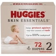 thumbnail image 1 of Couches pour bébés Huggies Skin Essentials, Tailles : N-6, 76-36 Unités, 1 of 9