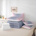 thumbnail image 4 of YST, Gradient, Comforter Set, Geometric Abstract, 7-Piece, Modern Aesthetic, King, 4 of 4