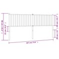 thumbnail image 4 of vidaXL Metal Headboard Black 180 cm, 4 of 4