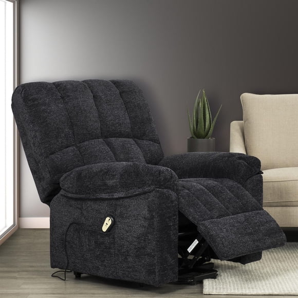 Arnold 36 in. Midnight Power Lift Chair with Wired Remote