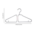 thumbnail image 4 of Foldable Plastic Clothes Hanger Foldable Clothes Hanger, 4 of 6