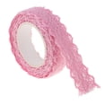 thumbnail image 2 of Korean Style Pink Crochet Lace Fabric Tape, Adhesive Masking Tapes, 2 Yards, Sticky Ribbon Roll for Scrapbooking Card Making DIY Craft Embellishment, 2 of 8