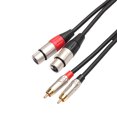 thumbnail image 1 of XZNGL Rca to Rca Audio Cable Audio Cable Male to Male Male to Male Audio Cable Audio Cable 2 Rca Male to 2 Xlr Amplifier Cable for Av Plug Xlr Rca, 1 of 1