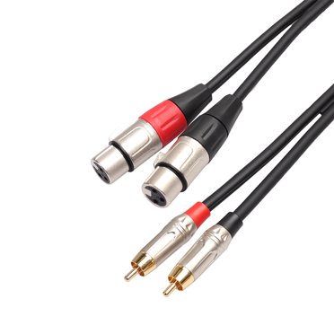 XZNGL Câble Audio Rca vers Rca Câble Audio Mâle vers Mâle Mâle vers Mâle Câble Audio Câble Audio 2 Rca Mâle vers 2 Câble Amplificateur Xlr pour Prise Av Xlr Rca