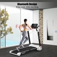 thumbnail image 3 of Gymax Tapis Roulant Électrique Pliant 2,25 Hp pour Course avec Écran LED Blanc, 3 of 10