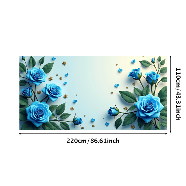 Floral Backdrop Banner Daisies Decoration for Wedding Party Supplies Event Background Photography Spring Summer Decor Celebration