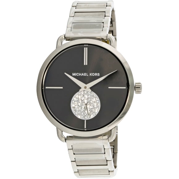 Michael Kors Women's Portia MK3638 Silver Stainless-Steel Swiss Parts Quartz Fashion Watch