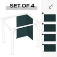 thumbnail image 4 of Outsunny 10' x 10' Universal Gazebo Sidewall Set with 4 Panels Slate Grey, 4 of 10