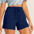 thumbnail image 2 of Plebaso Womens Summer Casual Shorts Plus Size Drawstring Shorts Elastic Waist Lightweight Shorts for Women, 2 of 7