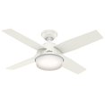 thumbnail image 1 of Hunter Fan Company 59246 44" Indoor Dempsey Ceiling Fan with Light, White, 1 of 1