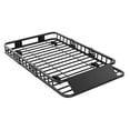 thumbnail image 1 of BeesClover Panier de Chargement Universel pour Porte-Bagages de Toit 64 Pouces x 39 Pouces – Porte-Bagages de Camion VUS Robuste Capacité 200 LB avec Rallonge, Conception Anti-Salissures et Pinces à Installation Rapide pour Voitures, Camions, VUS, Fourgonnettes, 1 of 7