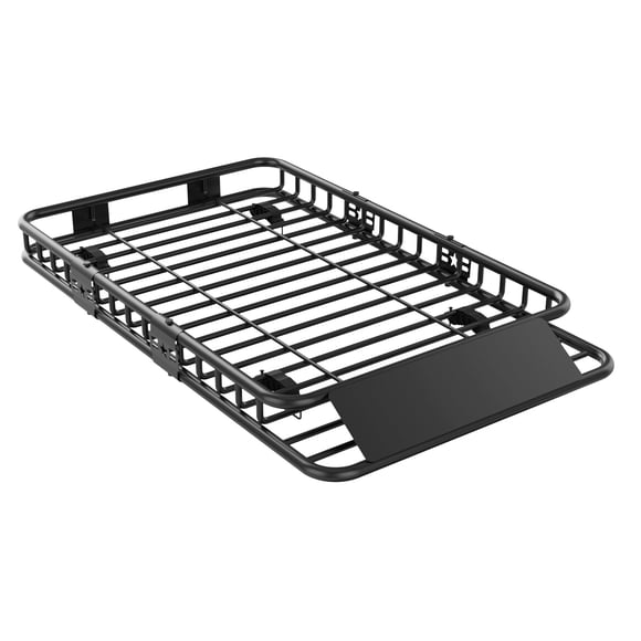 QinaQin Roof Rack Basket, 64 x 39 Inch Heavy Duty Cargo Carrier with 200 Lb Capacity for SUV, Truck, Van or Sedan