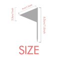 thumbnail image 2 of Indicateur de Direction Montre Nord-Ouest Cure-Dent Triangle Toppers de Cupcake Drapeau, 2 of 3
