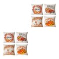 thumbnail image 3 of maskred 4piece Effortless Maintenance With Easy-care Decorative Pillow Cover Holiday Halloween-10 2Set, 3 of 6