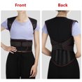 thumbnail image 3 of Posture Corrector Magnet Self-heating Correction Belt Adjustable Back Brace Portable Spine and Back Support for Home Office Men Women, 3 of 9