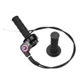 thumbnail image 2 of Twist Throttle Cable 22mm Handle Assembly Fit for 150cc-250cc Motocross ATV Black, 2 of 6