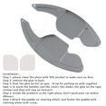 thumbnail image 4 of Steering Wheel Paddle Shifter Extension For Audi A3 A4 A5 A6 A8 Aluminium Grey, 4 of 14