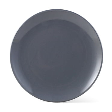 Mainstays Glazed Grey Round Stoneware Salad Plate, 7.4”