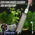 thumbnail image 2 of cleaning set-Electric Fish Tank Vacuum Cleaner Sand Washer Water Changer Pump Absorber Filter, 2 of 7