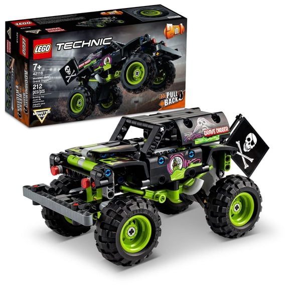 LEGO Technic Monster Jam Grave Digger 42118 Toy Building Kit (212 Pieces)