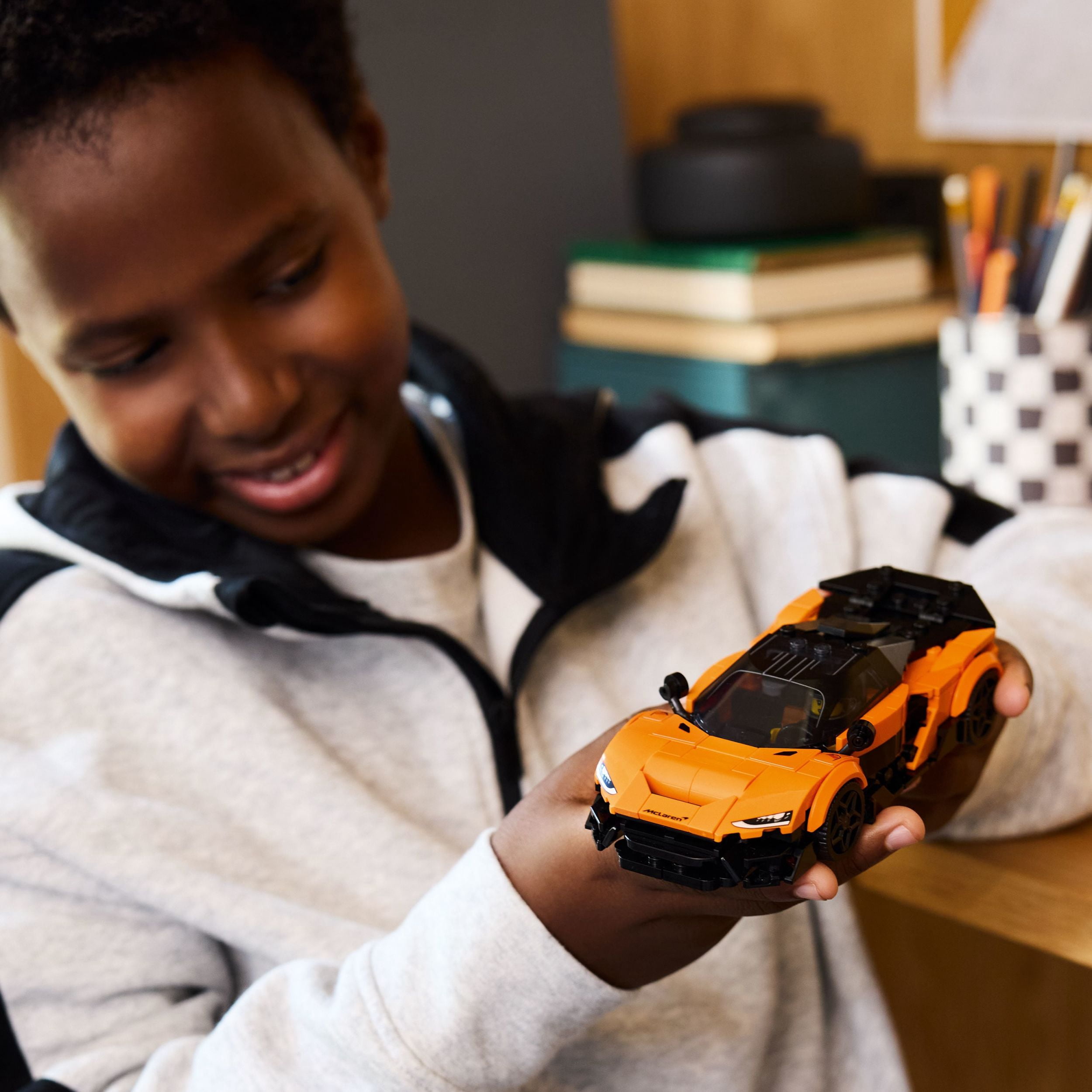 LEGO Speed Champions McLaren W1 Race Car Toy for Boys & Girls, Ages 9+ - Building Set for Pretend Play & Display w/1 Driver Minifigure - Gift Idea for Kids & Supercar Fans - 77257