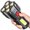 Black, variant on 5 LED Super Bright Rechargeable Camping Flashlight, High Lumen Outdoor Emergency Flashlight Table Lamp, USB Rechargeable Portable Work Light with Power Display for Hiking Power Outage, Silver