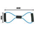 thumbnail image 2 of Pull Rope Band Chest Expander - Multifunction with Handle 8 Word Elastic Home Exercise Resistance Tube Bands for Home Gym Exercise Muscle Training Tubing Pull Rope, 2 of 5