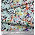 thumbnail image 2 of Soimoi Viscose Chiffon Fabric Multicolor Texture Print Sewing Fabric Yard 42 Inch Wide, 2 of 3