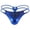 Blue, variant on Ketyyh-chn99 Mens Thongs Underwear 2024 Breathable Short Leg Trunks Underpants Men's Underwear Fit Translucent Ice Silk Low Waist Buckle G String Pants T Pants Blue,S