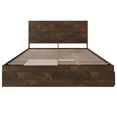 thumbnail image 3 of Nexera Nocce Storage Bed with Headboard, Truffle, 3 of 5