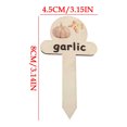 thumbnail image 3 of MTBLYS Natural Wood Markers Vegetable Garden Labels Herb Signs 1 Pcs Waterproof Weatherproof Indoor Outdoor Use, 3 of 8