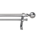 thumbnail image 1 of Versailles' Adjustable Ball Finial Double Rod Set 32in - 86in, 1 of 3