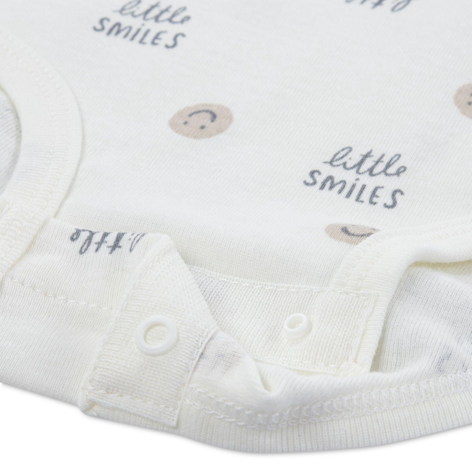 Lot de 3 bodies côtelés en coton biologique Huggies pour bébés garçons