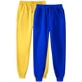 thumbnail image 1 of Pisexur 2PC Womens Sweatpants Solid Color Elastic High Waist Yoga Pants Casual Baggy Drawstring Workout Jogging Pants Oversized Straight Leg Sweatpants Plus Size Sweatpants with Pockets S-3XL, 1 of 2