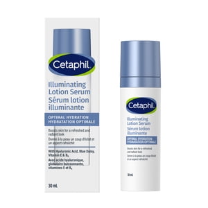 Cetaphil Optimal Hydration Illuminating Lotion Serum | For Sensitive, Dry and Dehydrated Skin | 48hr Hydration | Made with Hyaluronic Acid | 30ml
