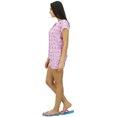 thumbnail image 2 of Bimba Ensemble de Nuit Mignon pour Femmes en Coton, Haut Boutonné avec Short, 2 of 7
