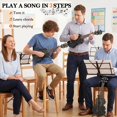 thumbnail image 2 of Soprano Ukulele Beginner Kit 21 Inch w/Free Online Lesson Gig Bag Tuner Picks Strap, Fast to Learn, 2 of 8