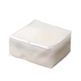 thumbnail image 2 of Meitianfacai Folding Plastic Storage Box For Storage Under The Bed Odorless Moistureproof Trash Can Suitable For Pillows Coats Blankets White Translucent, 2 of 7