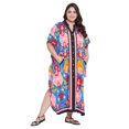 thumbnail image 2 of Oussum Robe Caftan Boutonnée pour Femme Longue Ajustable d'Été Maxi avec Poche, 2 of 7