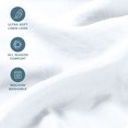 thumbnail image 2 of Bare Home Washed Sheet Set - Premium 1800 Collection - Deep Pocket - 3 Piece - Twin XL, White, 2 of 6