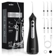 thumbnail image 1 of Sejoy Cordless Water Flosser Dental Teeth Cleaner with 6 Jet Tips, Professional 350ML Tank Rechargeable IPX7 Waterproof Dental Oral Irrigator for Home and Travel, 1 of 8