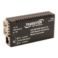 thumbnail image 1 of Transition Networks Stand-Alone Mini 10/100/1000 Bridging - Convertisseur de Média Fibre Optique - Gime - 10Base-T, 1000Base-SX, 100Base-TX, 1000Base-T - RJ-45 / SC multi-mode - jusqu'à 1800 ft - 850 nm, 1 of 1