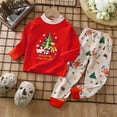 thumbnail image 2 of Kcodviy Automne Noël Ensemble de Pyjamas pour Enfants Bébé Chaud Garçons et Pyjamas Garçon Fille Filles Pyjamas à Manches Longues, 2 of 5