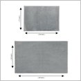 thumbnail image 2 of HomeTrends Grey Polyester Oversized Mat set, 2 of 8