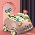 thumbnail image 3 of Children's Simulation Telephone Training Creative 's Language Ability Cute Cartoon Unisex Children - Pink, 14x17cm, 3 of 8
