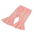 thumbnail image 4 of Toddler Baby Girl Bell Bottom Flared Pants Daisy Ruffle Pants Leggings Trousers, 4 of 6