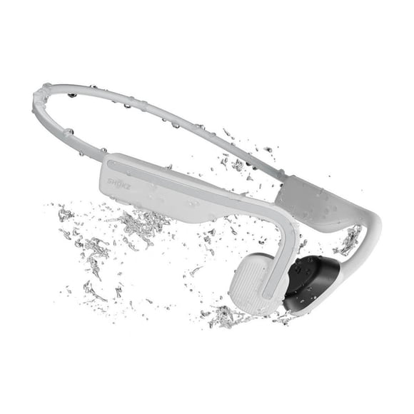 Shokz OpenMove - Open-Ear Design - Bluetooth Headphones for Sports - White