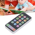 thumbnail image 4 of Kids Cell Phone Toy, Baby Phone Toy Learning Simulation Portable Educational  For Birthday Gifts White,Black, 4 of 8