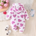 thumbnail image 4 of Cowsor Baby Plush Jumpsuit – Hooded Printed (0-18M), 4 of 7