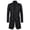 Black, variant on Ketyyh-chn99 Denim Jacket For Men 2024 Fashion Fall Men's Bomber Jacket with Pockets Mens Fashion Court Retro Dress Punk Retro Tuxedo Jacket Retro Collar Suit Punk Retro Coat Black,M